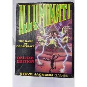 VTG Illuminati The Game of Conspiracy Deluxe Edition Steve Jackson Games 1991